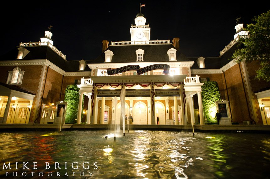 Disney American Adventure Wedding Reception